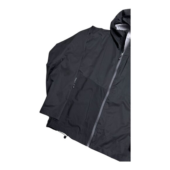 AMERICAN TALL Waterproof Lightweight Windbreaker Black Jacket Mens XL Tall - Picture 4 of 5